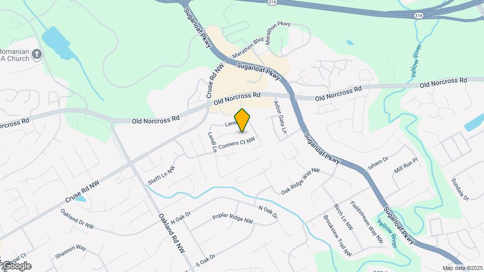 1822 Bitsy Grant Ct NW Map and Location Details