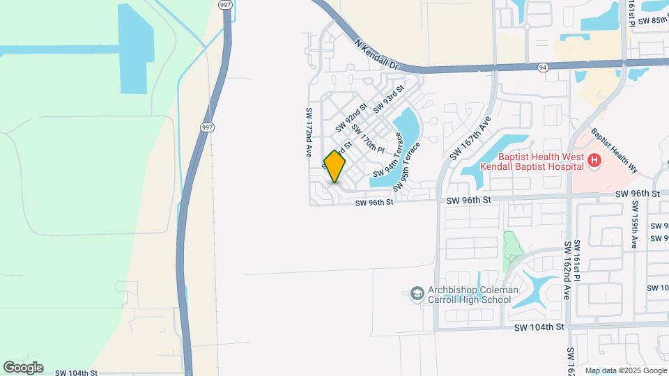 9444 SW 171st Ct Map and Location Details