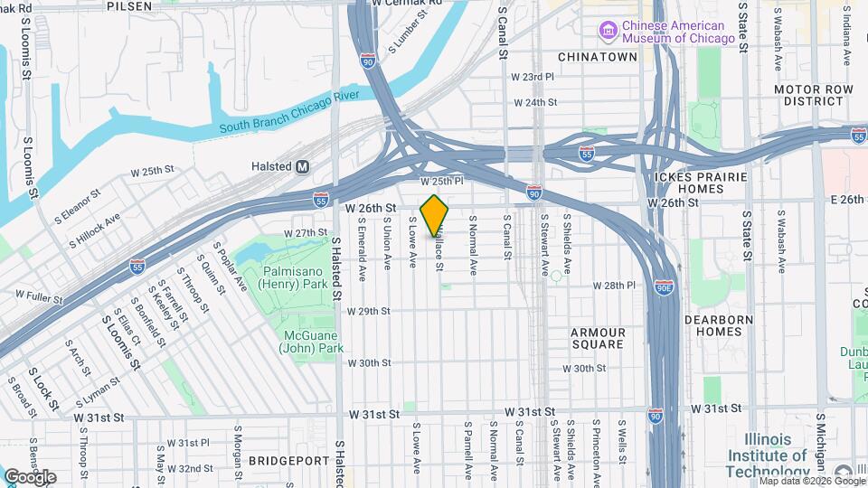 2706 S Wallace St, Unit FL 2 Map and Location Details