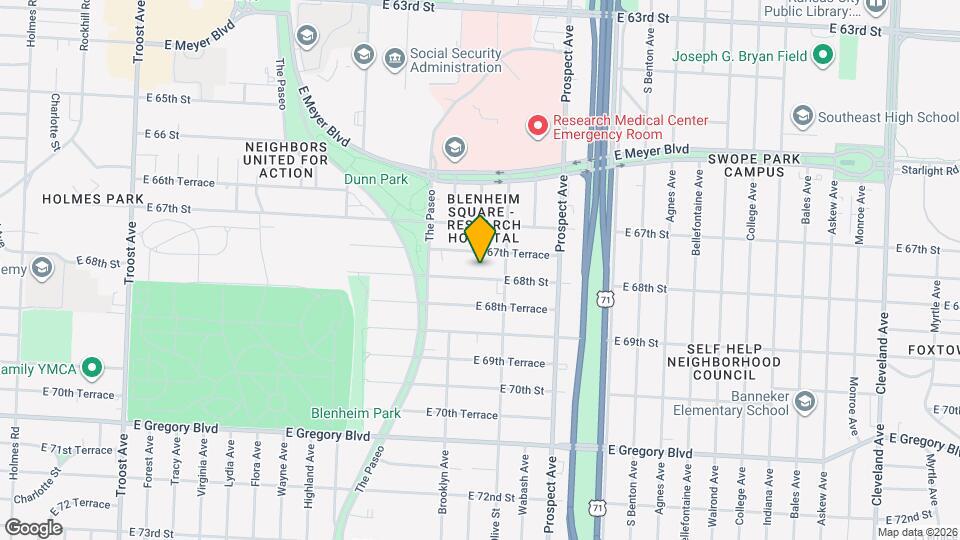 2224 E 68th St Mapa y Detalles de la Ubicación
