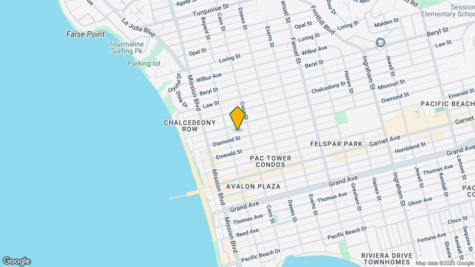 936 Diamond St Mapa y Detalles de la Ubicación