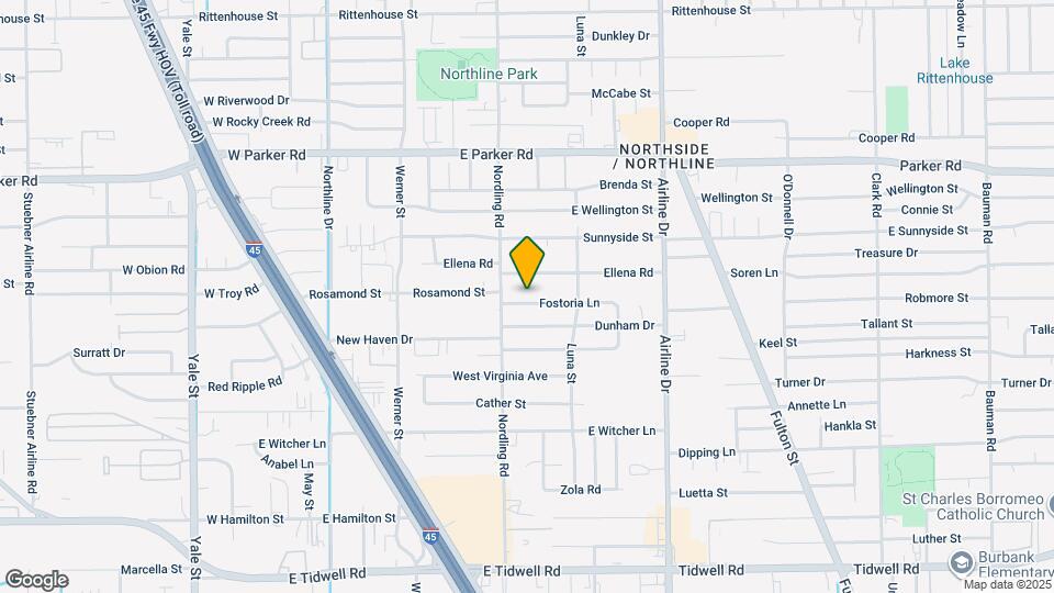 617 Fostoria Ln Map and Location Details