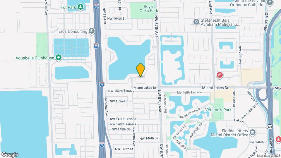 8820 NW 155th Ter Map and Location Details