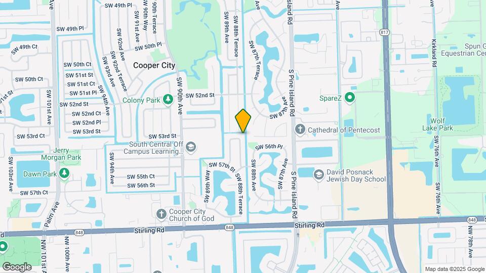 5452 SW 88th Terrace Map and Location Details