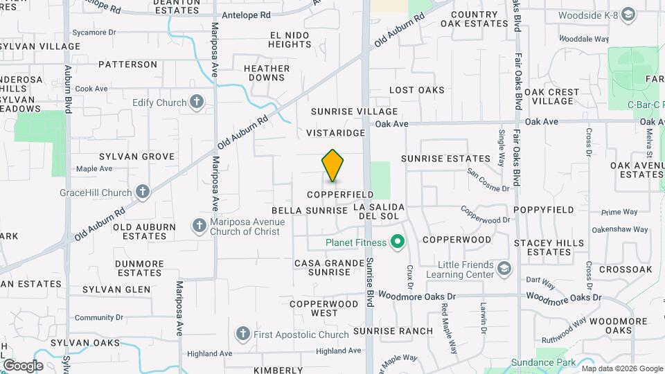 7217 Geowood Way Map and Location Details