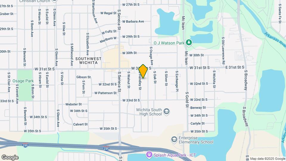 3246 S Handley St Map and Location Details