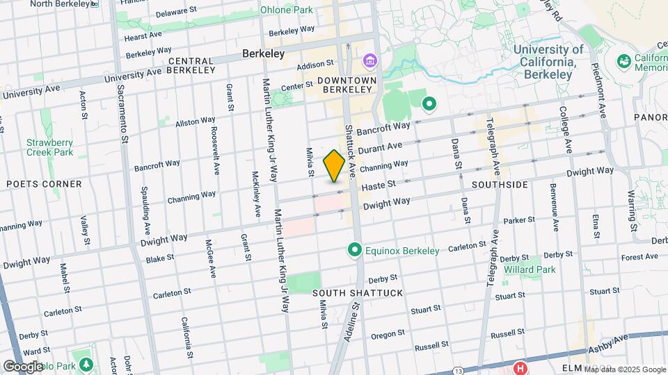 2033 Haste St Map and Location Details