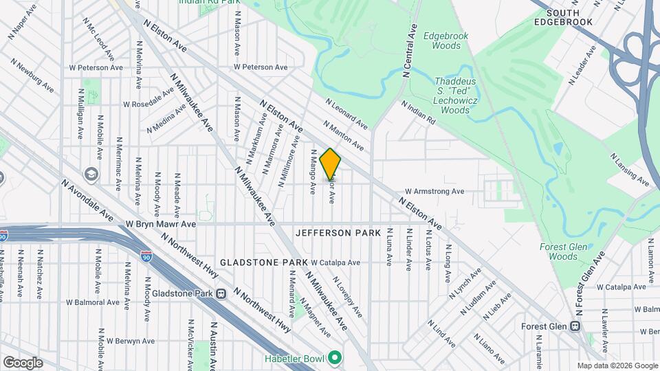 5703 W Seminole St Map and Location Details