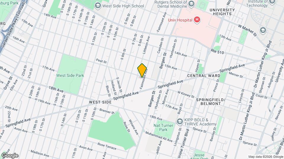 373 Fairmount Ave Map and Location Details