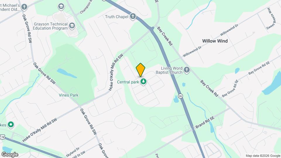 404 Henson Farm Dr Map and Location Details