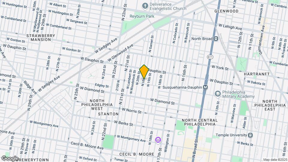 2213 N Uber St Map and Location Details