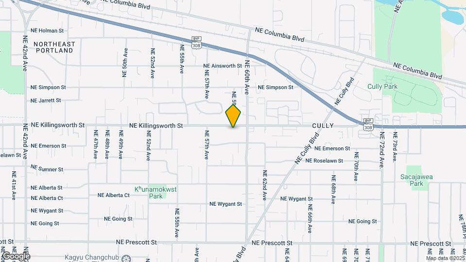 5850 NE Killingsworth St Map and Location Details