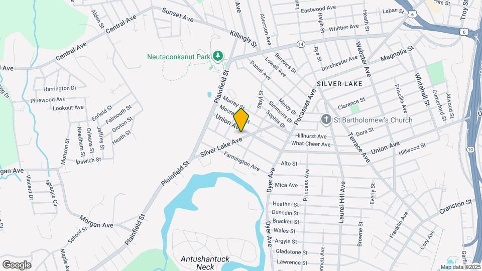 69 Silver Lake Ave Map and Location Details