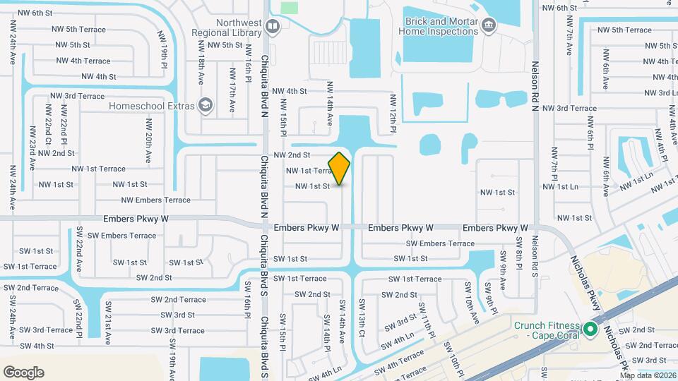 1400 NW 1st St Map and Location Details