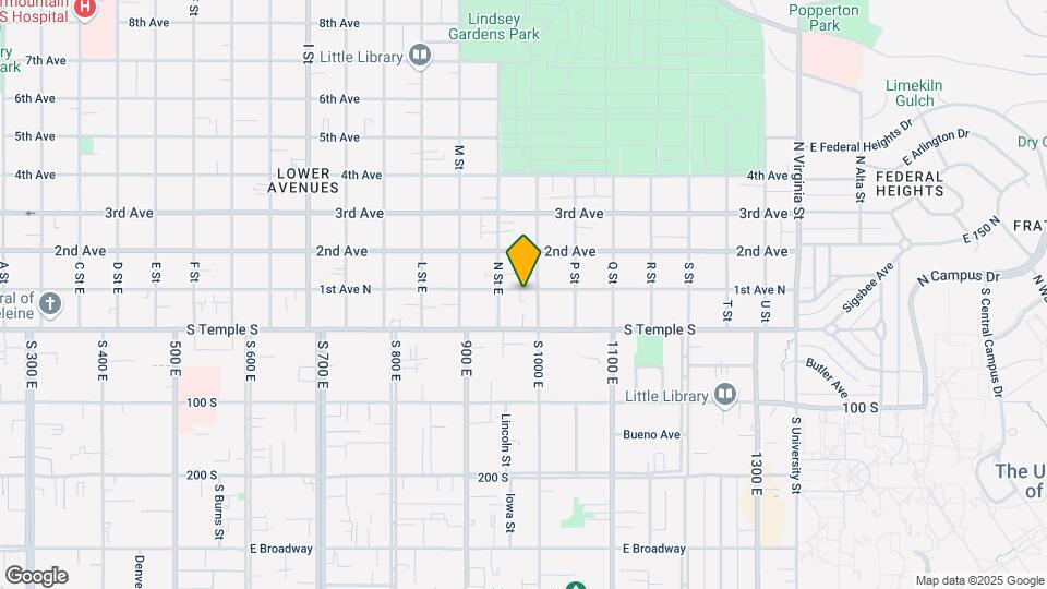 876 E 1st Ave Mapa y Detalles de la Ubicación