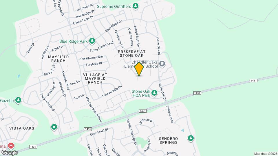 3511 Rock Shelf Ln Map and Location Details