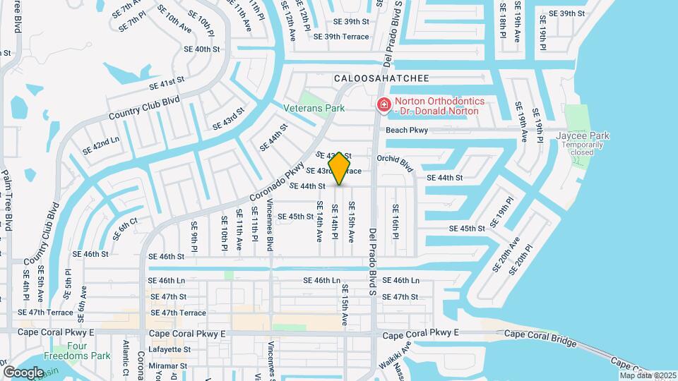 1418 SE 44th St Map and Location Details