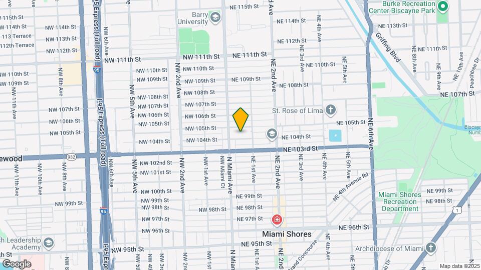 45 NE 104th St Map and Location Details