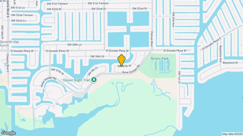 614 SW 57th St Map and Location Details