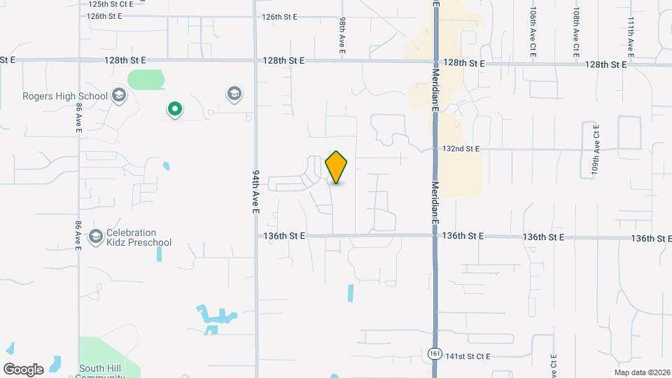 13409 97th Ave E Map and Location Details