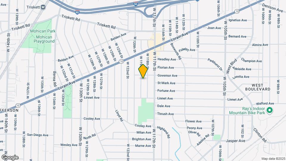 3469 W 119th St Map and Location Details