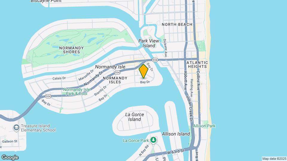 969 Bay Dr Map and Location Details