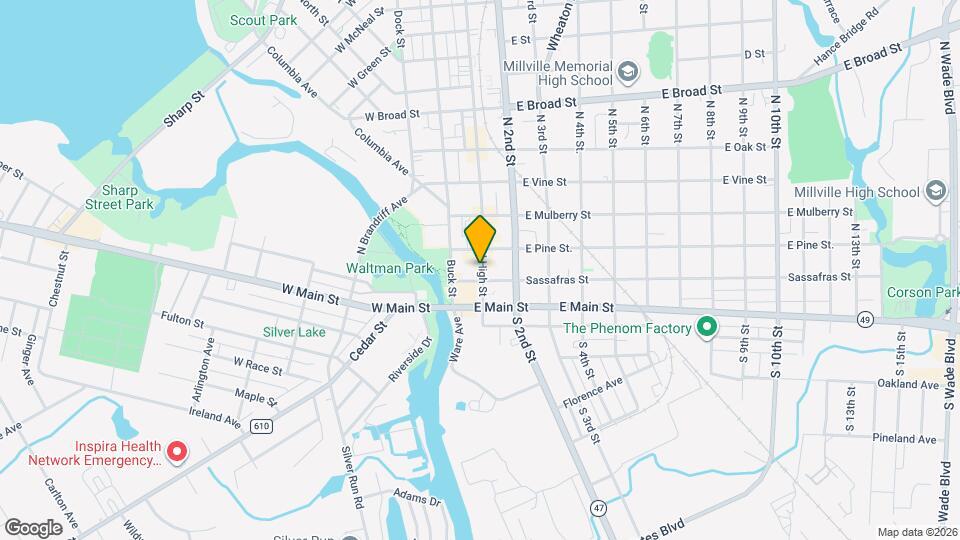 116 N High St Map and Location Details