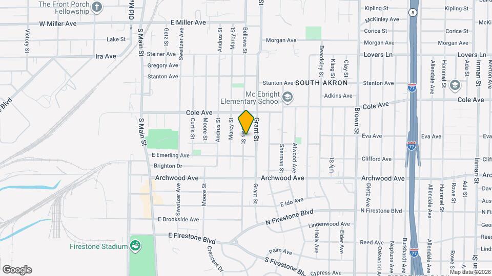 1235 Bellows St Map and Location Details