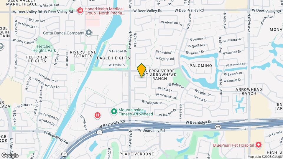 7464 W Potter Dr Map and Location Details