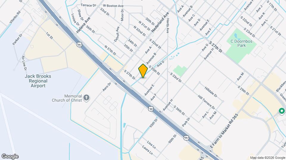 3616 Ave D Map and Location Details