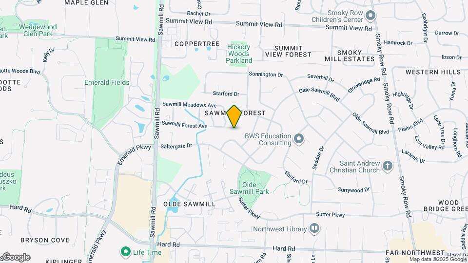 2515 Sawmill Forest Ave Mapa y Detalles de la Ubicación