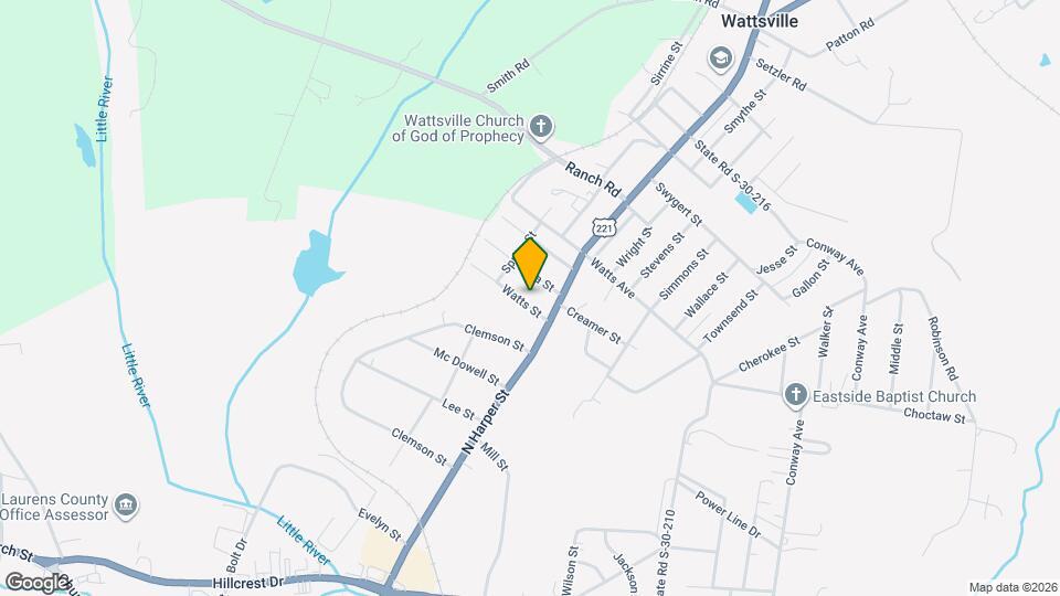 102 Watts St Map and Location Details