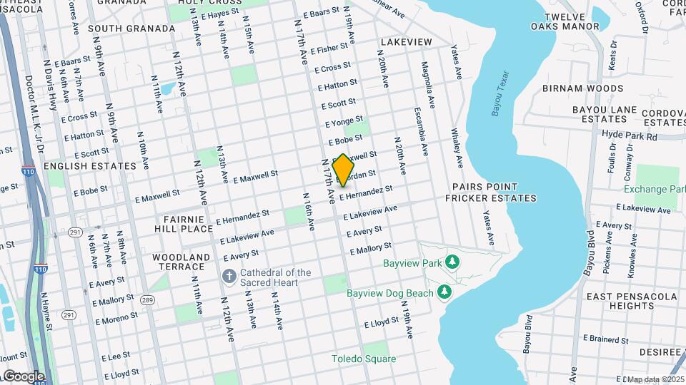1716 E Hernandez St Map and Location Details