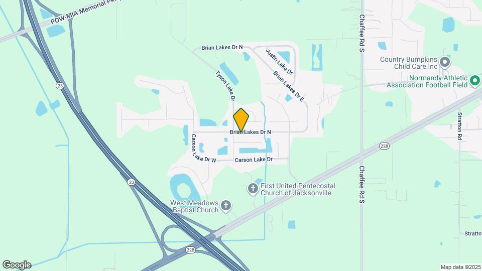 11542 Brian Lakes Dr Map and Location Details