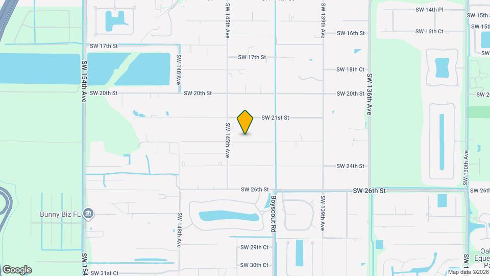 14401 SW 23rd St Map and Location Details