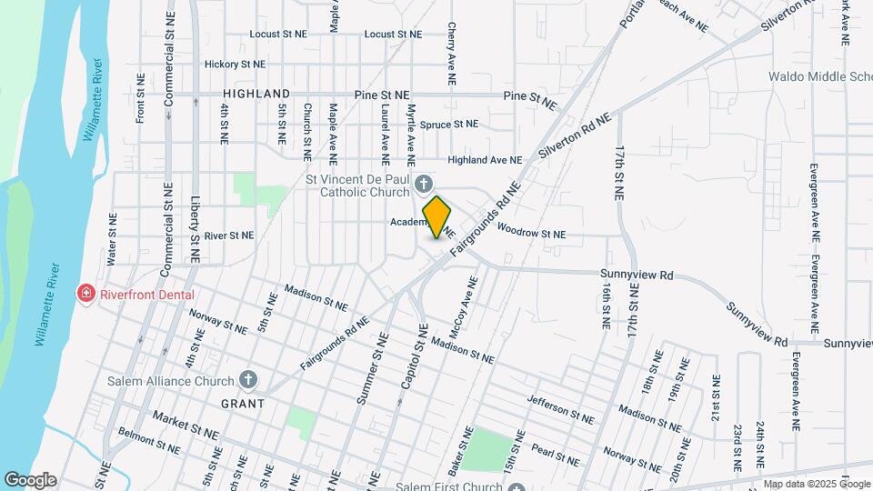 2022 Myrtle Ave NE Map and Location Details
