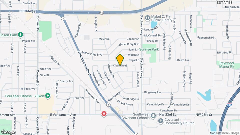 916 Clear Creek Map and Location Details