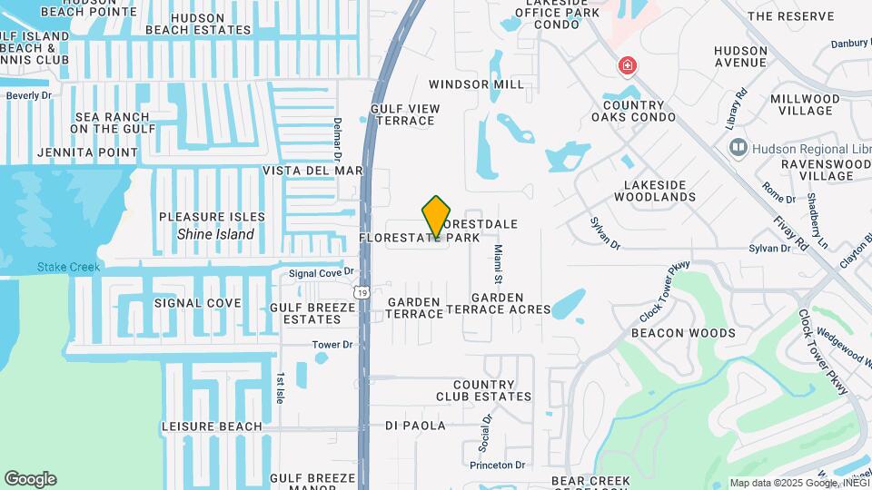 7133 Gulf Breeze Cir Map and Location Details