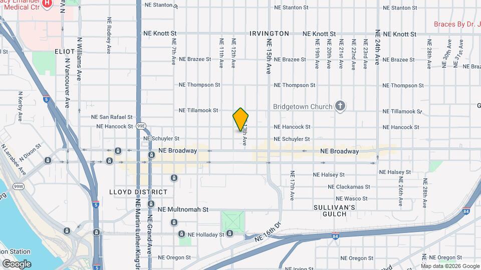 1223 NE Schuyler St, Unit 3 Map and Location Details