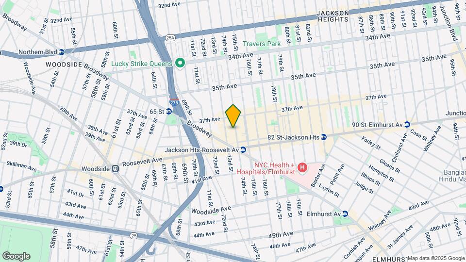 37-30 74th St Map and Location Details