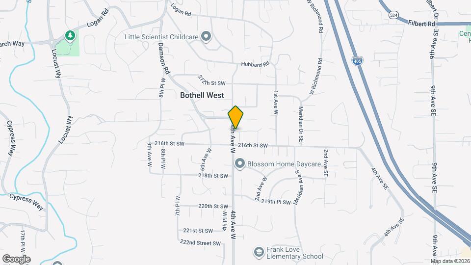 21511 4th Ave W, Unit A62 Map and Location Details