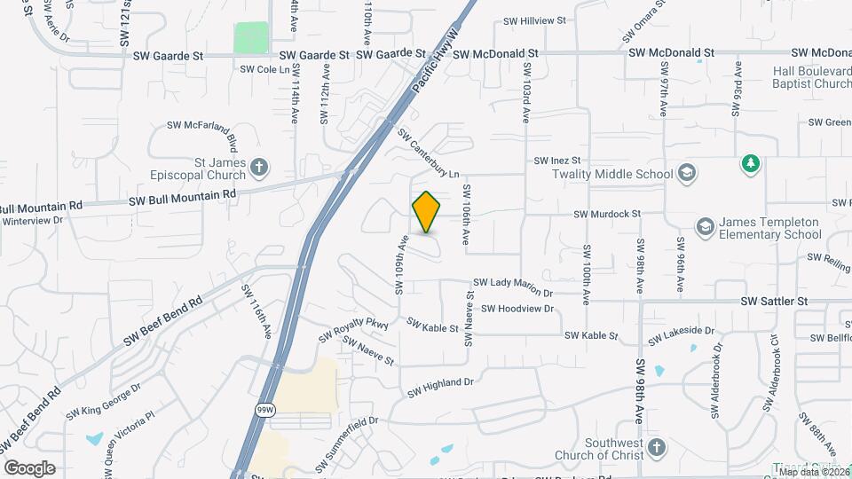 14844 SW 109th Ave Map and Location Details