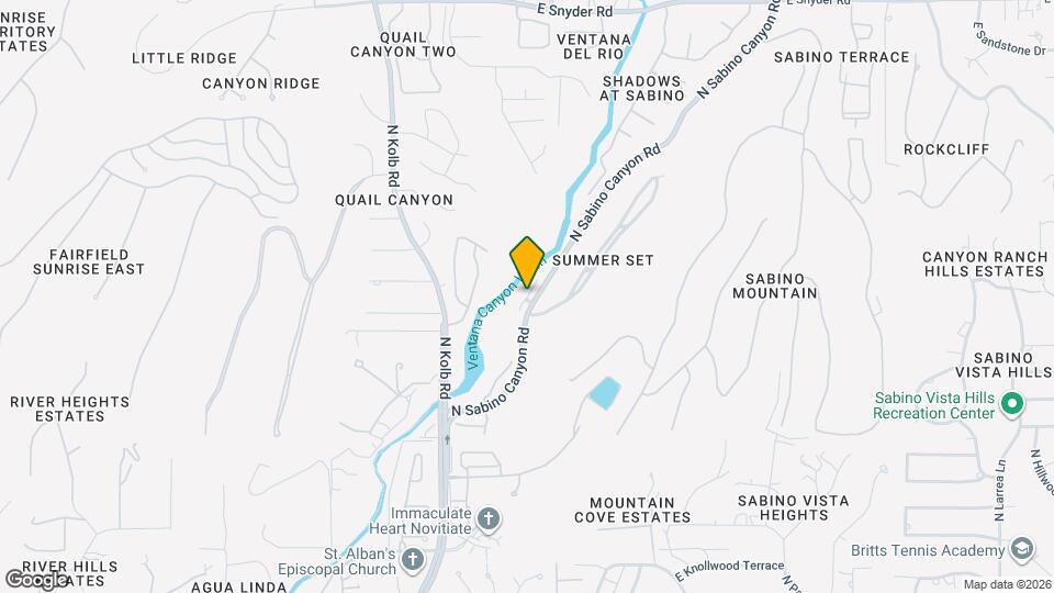 4261 N Red Sun Pl Map and Location Details