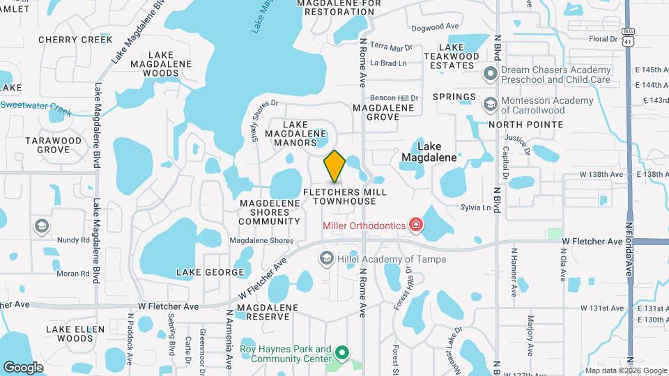 13908 Fletchers Mill Dr Map and Location Details