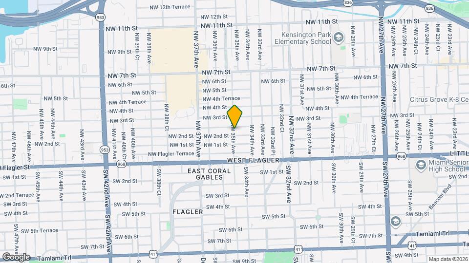 215 NW 35th Ave Map and Location Details