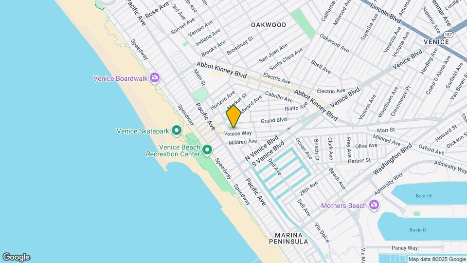 205 Venice Way Map and Location Details