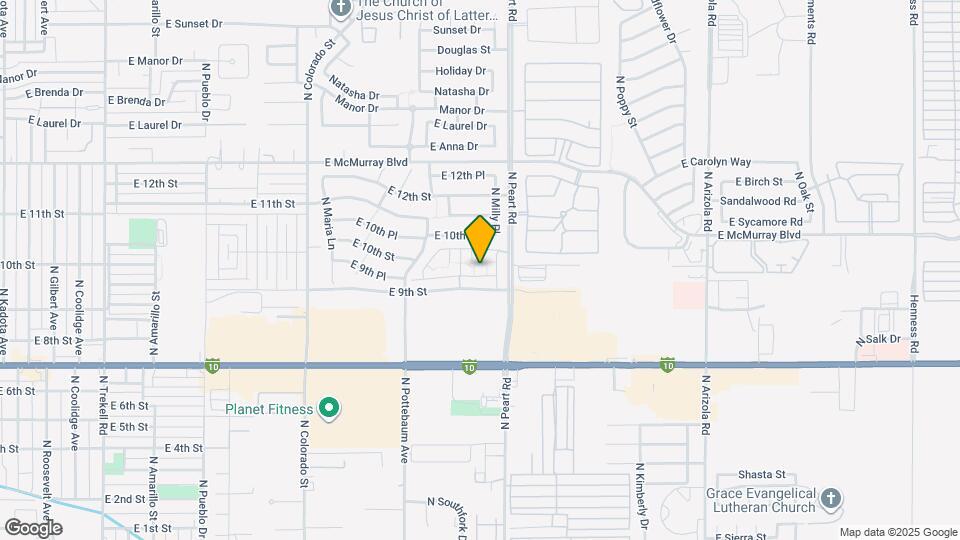 1456 E 9th St Map and Location Details