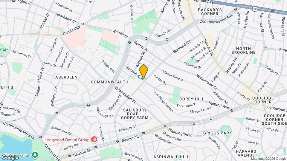 284 Summit Ave Map and Location Details