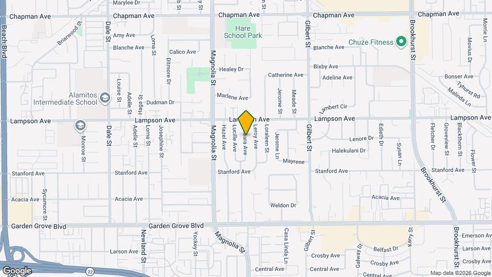 12576 Barbara Ave Mapa y Detalles de la Ubicación