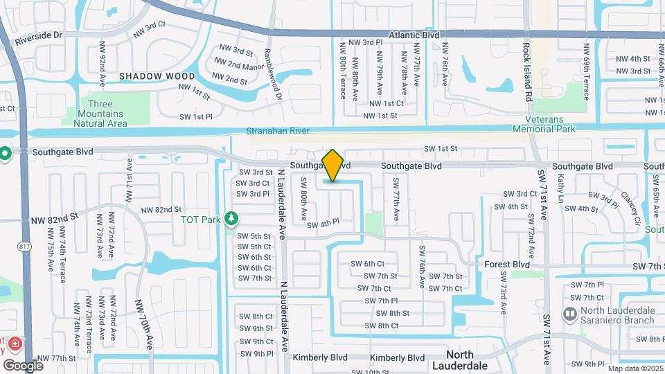 7911 SW 3rd Ct Map and Location Details